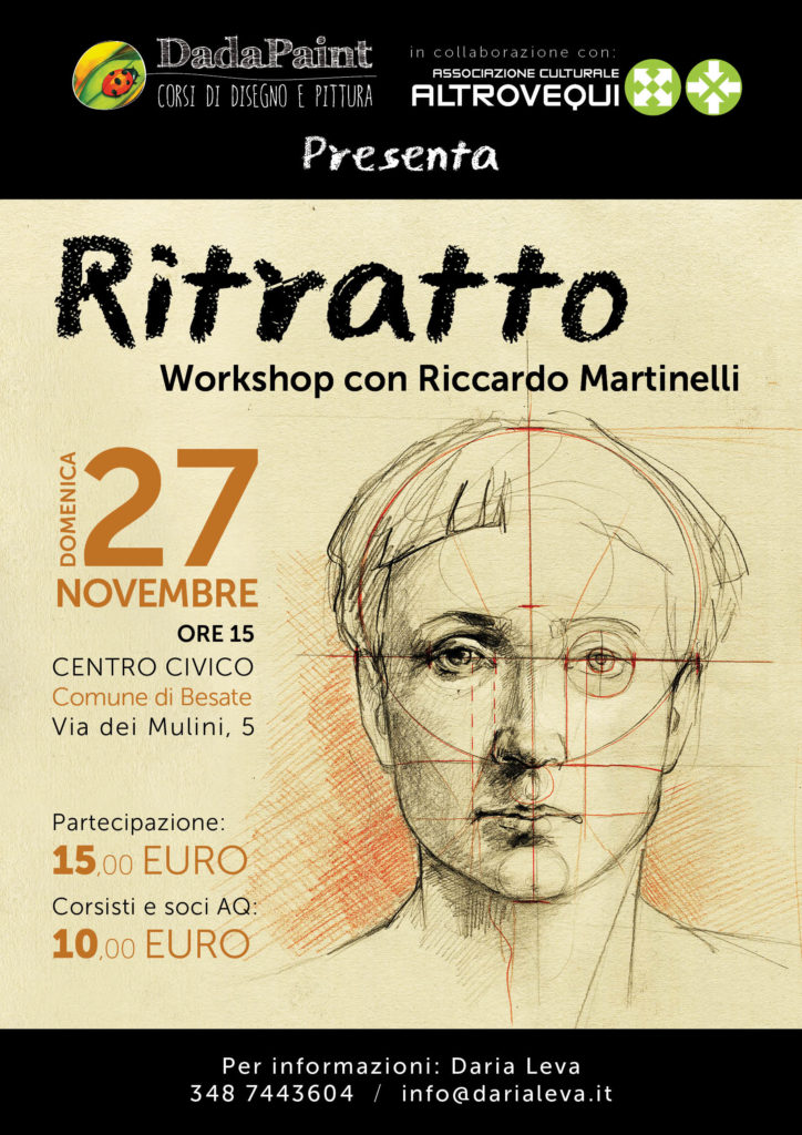 workshop sul ritratto a cura di Riccardo Martinelli