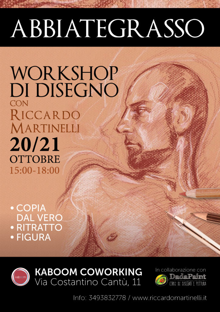 workshop di disegno 20 - 21 ottobre 2018 - Riccardo Martinelli - Abbiategrasso