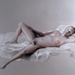 Riccardo Martinelli - Davide (Carboncino, carbothello e sanguigna su carta _ Charcoal and sanguine on paper - 50x70 cm.)