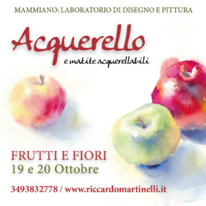 Acquerello - workshop su frutti e fiori