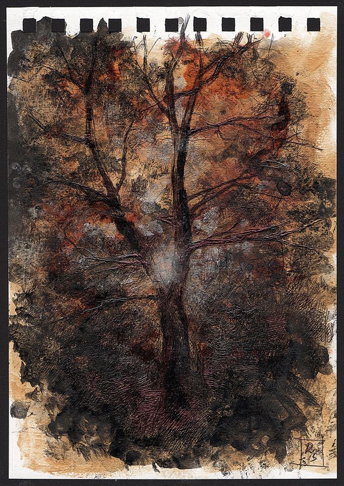 Gloden tree study - Riccardo Martinelli - 2015