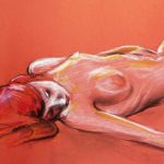 Riccardo Martinelli - RED RED RED - Studio di nudo femminile dal vero (crete colorate 50x70) part 2012