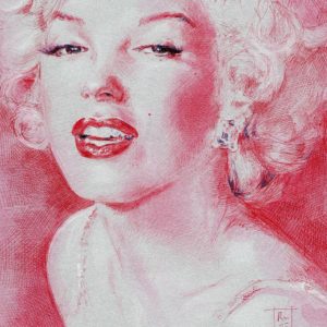 Riccardo Martinelli - Silver and red Marilyn (part) - 2015
