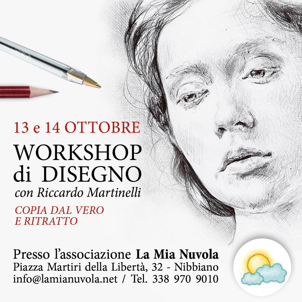 Ottobre 2018: Workshop di disegno a Nibbiano (PC)