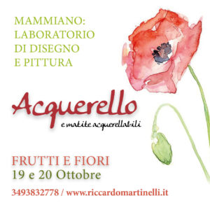 Acquerello - workshop su frutti e fiori