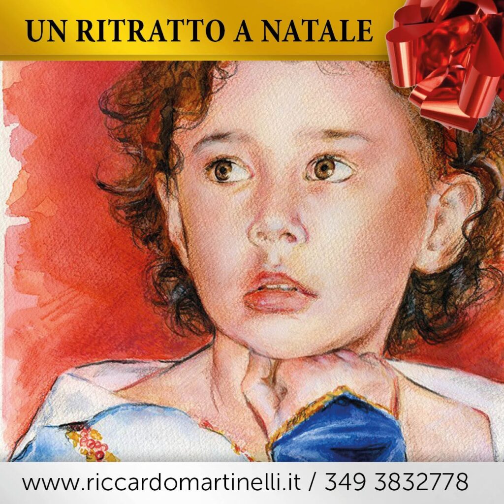 Riccardo Martinelli - ritratti su commissione - idea regalo per natale
